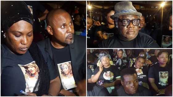 Emotions run deep as photos from the candlelight procession for late Aisha Abimbola emerge