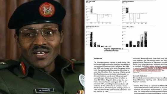 Secret CIA files reveal how Nigeria suffered economy decline when Buhari took over power in 1983 (see evidence)