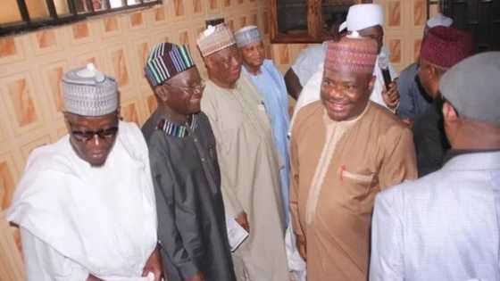 Ortom, Tambuwal meet PDP leaders in Ilorin (photos)