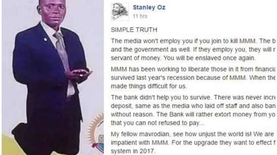 If you kill MMM, will the media employ you? - MMM member begs Nigerians in open letter