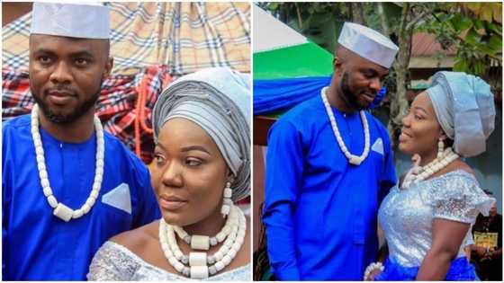 Nigerian lovers who dated for 8 years share beautiful wedding photos