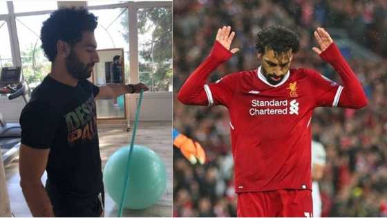 Liverpool superstar Mo Salah posts stunning picture of himself in the gym, set to return before Egypt World Cup opener