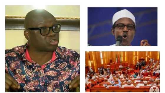 JUST IN: Nigerian Senate has passed a vote of no confidence on President Buhari - Fayose