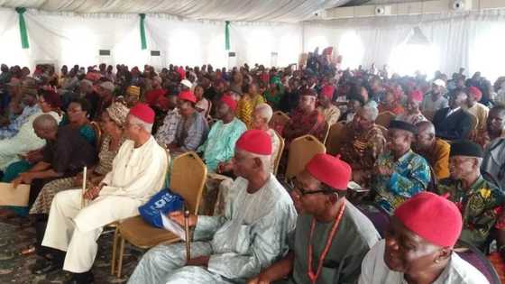 Biafra war veterans receive their pension from FG after over 40 years; declare Biafra dead (photos)