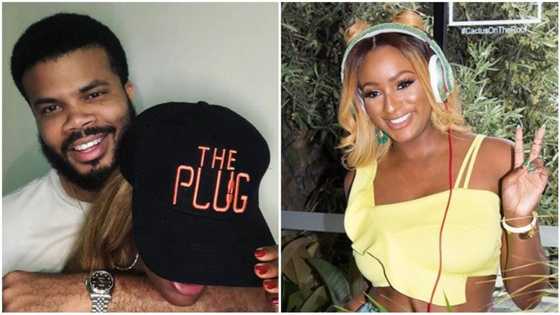 Asa Asika trolls girlfriend DJ Cuppy for her grammatical error on Twitter