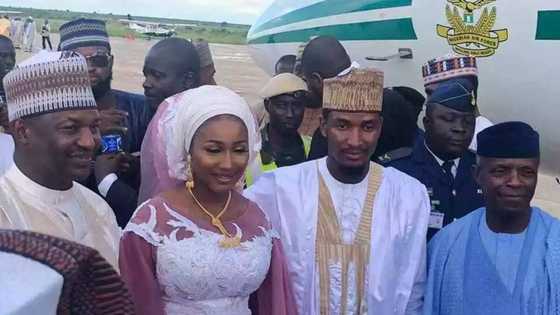 Dubi Hotunan ƙusoshin Gwamnati yayin 'Daurin Auren 'Diyar Ministan Shari'a, Abubakar Malami