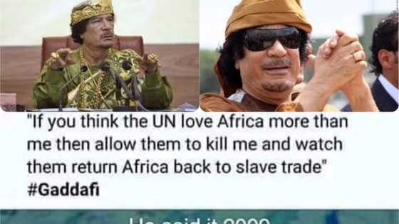 Wasu kalaman Muammar Gaddafi sun fara zama gaskiya