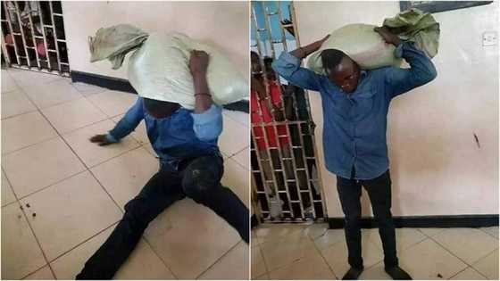 Aljani ya taka wuta: Idanun wani Barawo sun yi zuru zuru bayan kayan da ya sata sun ki sakin wuyansu (Bidiyo da Hotuna)