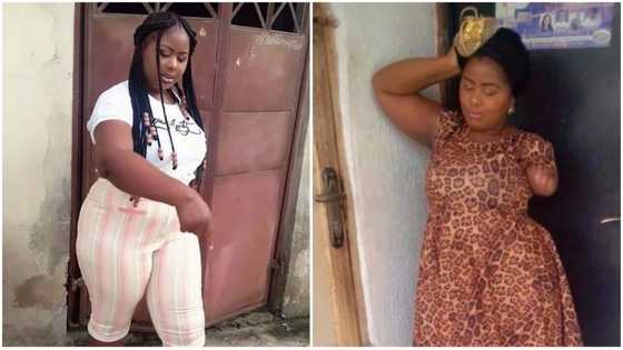 Meet Nigerian lady who says she won’t stop smiling after losing one hand in an accident (photos)
