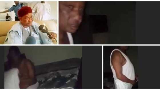 National scandal: Former governor allegedly caught 'servicing' two ladies in a hotel (photos, video)