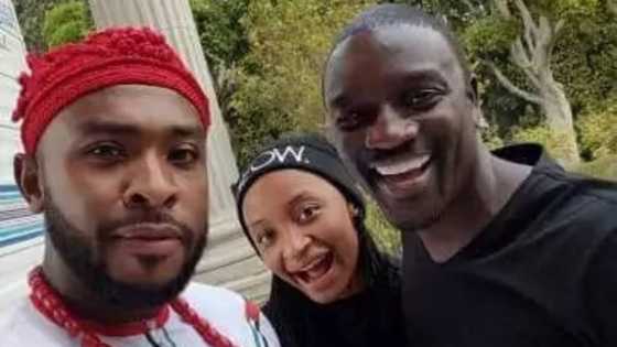 Hotunan Rahama Sadau tare da su Akon a lokacin da ta amsa gayyatar da sukayi mata (hotuna)