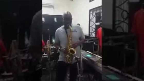 Again! Governor Fayose spotted performing with music band (Video)