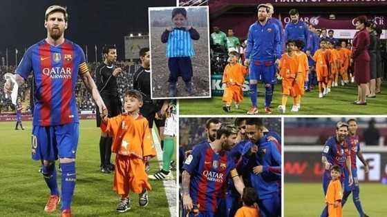 Messi ya faranta ma wani yaro dan kasar Afghanistan rai