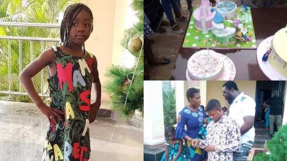 Mercy Johnson and husband throw fancy birthday party for daughter Purity at their country home (photos)