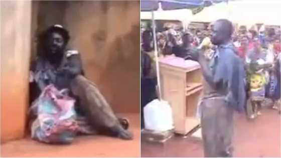 Catholic priest disguises as a beggar in Anambra to test church members' faith (video)