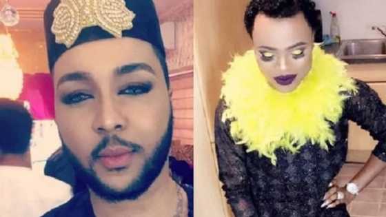 4 Nigerian male celebs who prefer looking like women (photos)