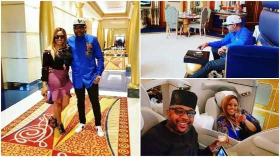 E-money and wife Juliet Okonkwo storm Burj Al Arab Hotel in Dubai (photos)