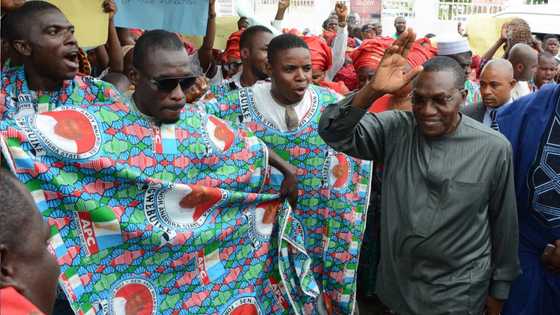 Anambra election: APC candidate Andy Uba escapes death from police accidental discharge