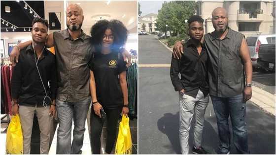Actress Iyabo Ojo’s children meet their dad for the first time in 6 years (photos)