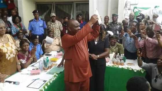 Just in! Supreme Court passes verdict on Wike's election (PHOTOS)