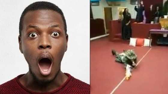 Jamaican pastor wears military uniform to pulpit, shoots enemy with toy gun