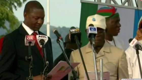 Oshiomhole sworn in as APC national chairman