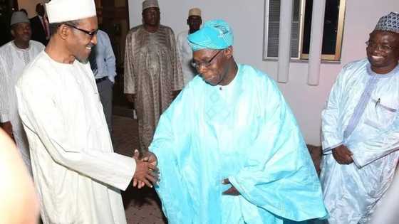 What Obasanjo Discussed With Buhari During Their Closed Door Meeting