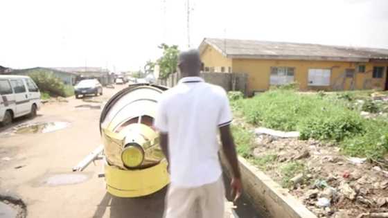 46-year-old Nigerian man builds jet car that can move on land, water and air to reduce Lagos traffic (photos, video)