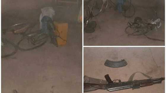 Large numbers of Boko Haram terrorists ambushed by army, see what was recovered (photos)