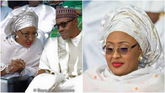 At last, Aisha Buhari opens up on medical disorder president suffered for many years