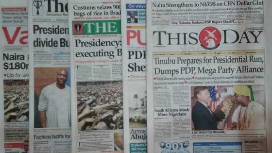 Newspaper review: PDP crisis worsens as Tinubu prepares for 2019 presidential run, LISTS running mate