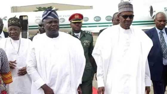 Video of President Buhari as he arrives Lagos on a 2-day visit
