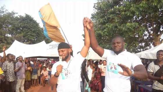 See UK-trained engineer Nollywood actor Yul Edochie picks as running mate in Anambra election (photo)