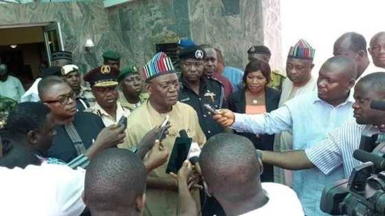 JUST IN: Ortom arrives APC secretariat for meeting with national officials following rumoured defection