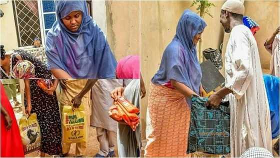 Dandalin Kannywood: Hadiza Gabon ta yi ma wasu gajiyayyu sha tara na arziki (Hotuna)