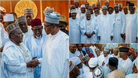 Shugaba Buhari ya karbi bakuncin shugabanin kungiyar magoya bayanshi, kalli hotuna