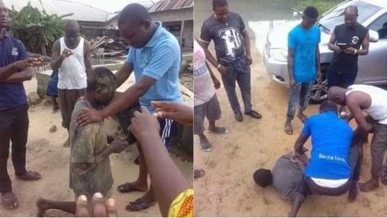 Unbelievable! See what members did to thief caught stealing inside the church