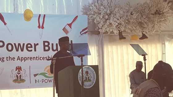 Enugu youths in jubilation as Osinbajo arrives to Launch N-Power Build (video)