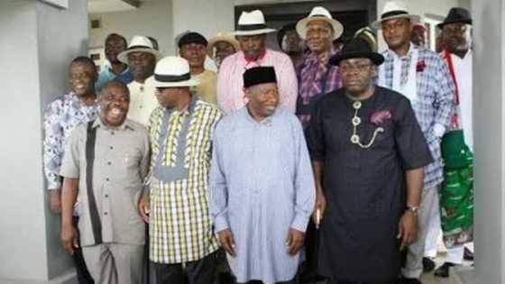 SEE Who Visited Goodluck Jonathan At His Otuoke Residence (PHOTOS)