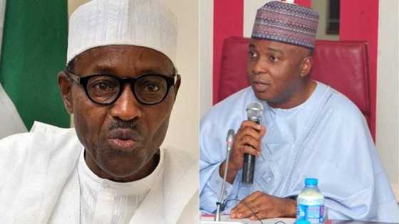 We are not working against Buhari - Saraki