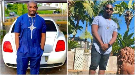 Don Baba J! Don Jazzy shows off his N25m Bentley automobile in latest photo
