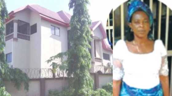 Check out photo of the beautiful mansion Evans' mother built in the village