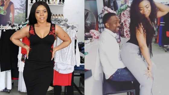 Marriage is sweet! Laura Ikeji gets freaky with her husband, twerks for him in romantic clip