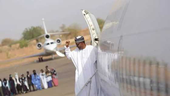 PHOTOS: President Muhammadu Buhari Arrives Chad For Boko Haram Talks