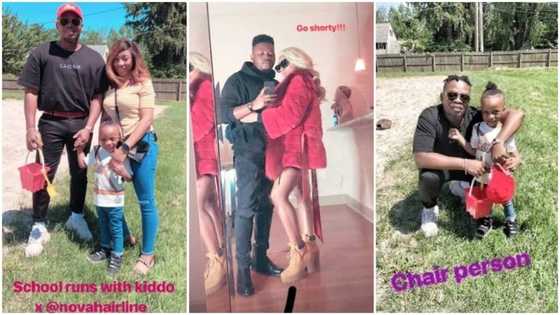 Baddosneh! Rapper Olamide shows off his beautiful family in latest photo