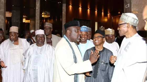 President Buhari meet governors as Wike, Fayose shun meeting
