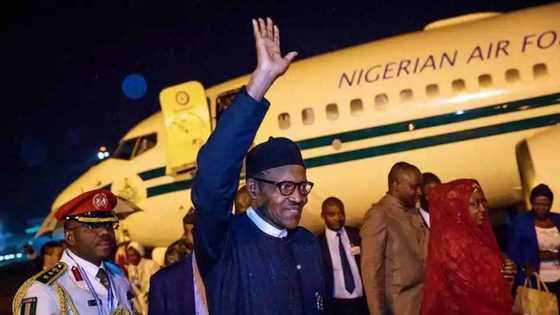 Yanzu-yanzu: Buhari ya dawo Najeriya daga Landan (Hotuna)