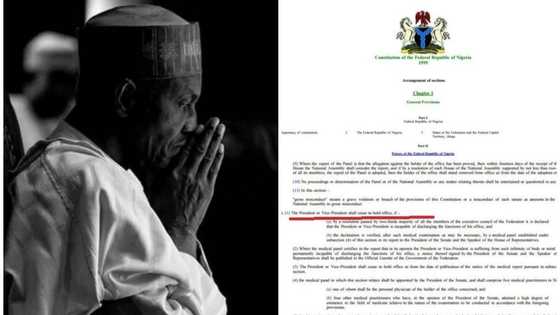 5 CRITICAL things a SICK president MUST do according to Nigerian constitution (proof)