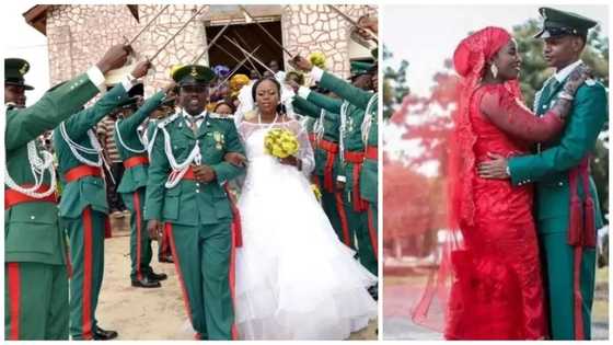 10 memorable moments you may SEE only at military weddings in Nigeria (photos)