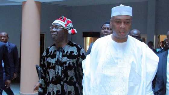 Senators who accompanied Saraki, Ekweremadu to court today (photos)